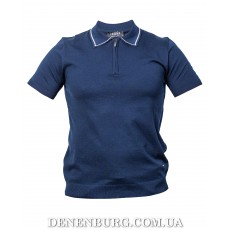 Футболка-поло чоловіча ERMENEGILDO ZEGNA 26-25MY012-15 темно-синя