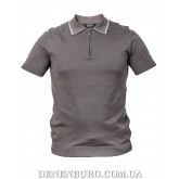  Футболка-поло чоловіча ERMENEGILDO ZEGNA 26-25MY012-170 темно-сіра