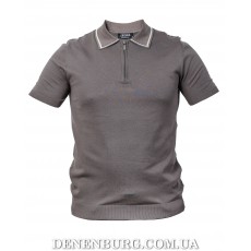  Футболка-поло чоловіча ERMENEGILDO ZEGNA 26-25MY012-170 темно-сіра