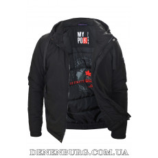 Куртка чоловіча демісезонна REMAIN 22-7734 (-1) чорна
