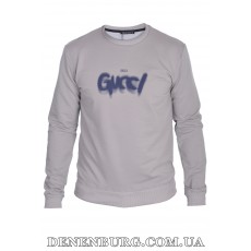 Світшот чоловічий GUCCI 24-5006 світло-сірий