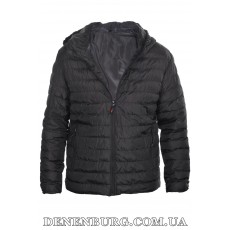 Куртка чоловіча демісезонна тонка NORTH RIVER 24-M101 чорна