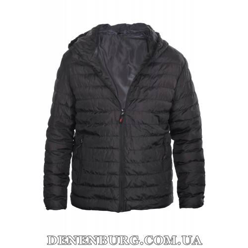 Куртка чоловіча демісезонна тонка NORTH RIVER 24-M101 чорна