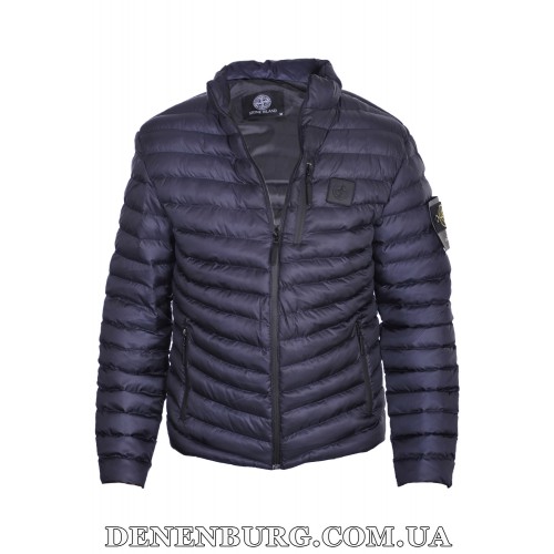 Куртка чоловіча демісезонна STONE ISLAND 24-S3856 темно-синя