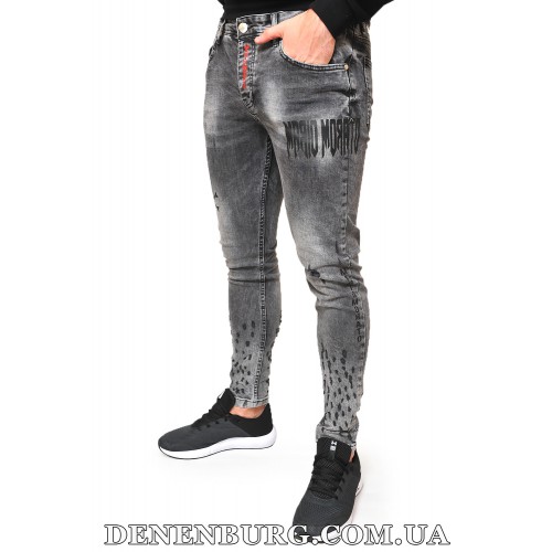 Джинси чоловічі MARIO MORATO 20-2140 сірі
