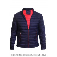 Куртка чоловіча демісезонна DISTRIC 21-22908 темно-синя
