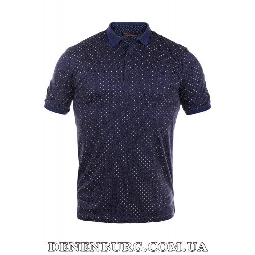 Футболка-поло чоловіча LE GUTTI 21-1501-06 темно-сіра
