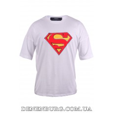Футболка чоловіча SUPERBLUE oversize 21-7346 біла