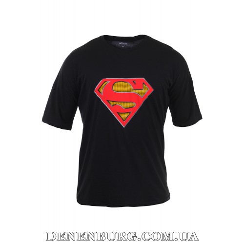 Футболка чоловіча SUPERBLUE oversize 21-7346 чорна