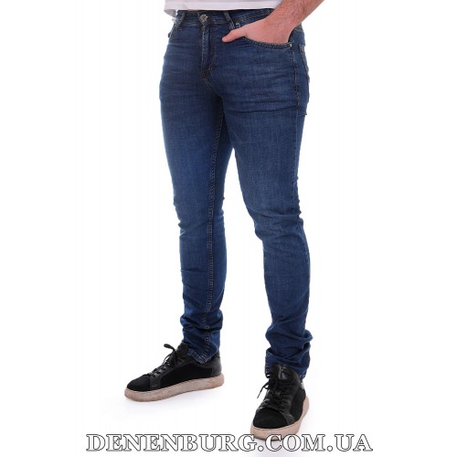 Джинси чоловічі STEFANO RICCI 22-3018 темно-сині