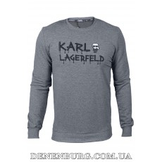 Світшот чоловічий KARL LAGERFELD 23-K-1507 темно-сірий