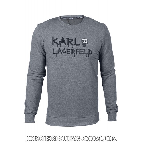 Світшот чоловічий KARL LAGERFELD 23-K-1507 темно-сірий
