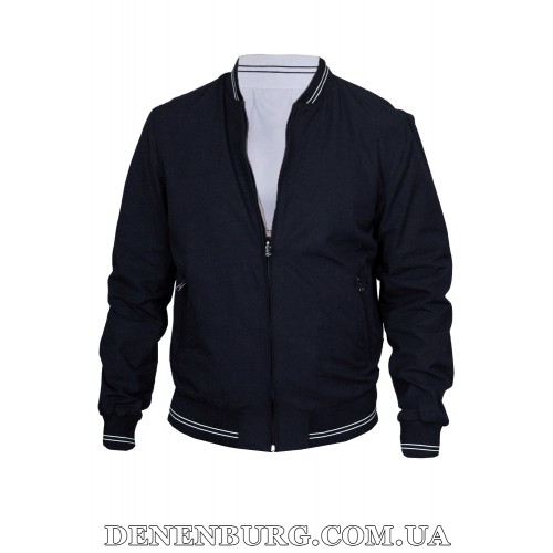 Куртка-вітровка чоловіча SANTORYO 21-8236-1 темно-синя / світло-сіра