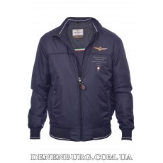  Куртка чоловіча демісезонна AERONAUTICA MILITARE 24-9062 темно-синя