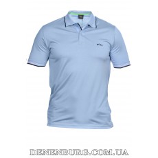 Футболка-поло чоловіча HUGO BOSS 24-238 блакитна