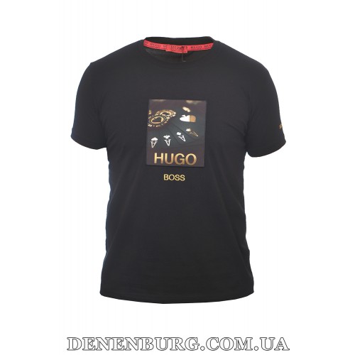  Футболка чоловіча HUGO BOSS 24-Y-248001 чорна