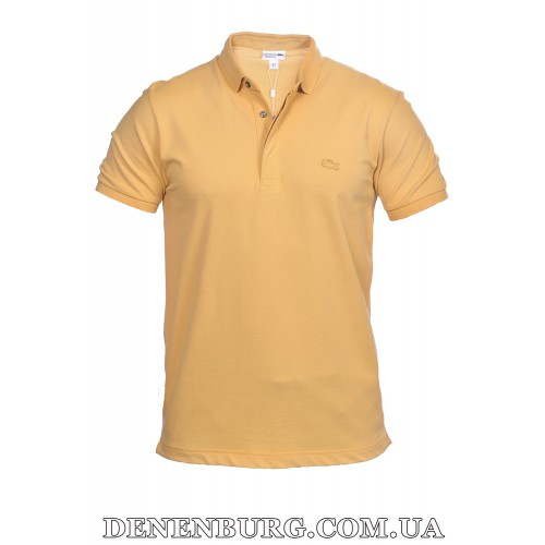 Футболка-поло чоловіча LACOSTE 25-260 гірчична