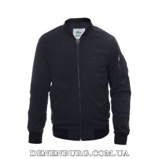 Куртка-вітровка чоловіча LACOSTE 22-1188 темно-синя