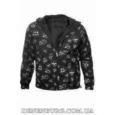  Куртка-ветровка мужская PHILIPP PLEIN 22-P186 чёрная